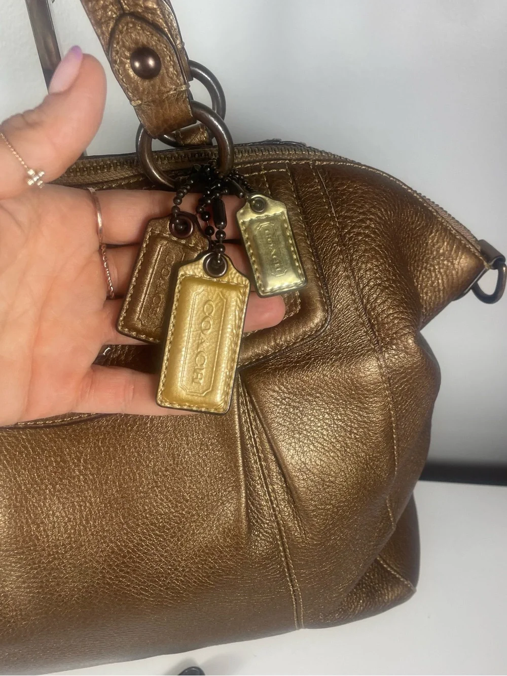 Coach Bronze Madison Audrey Satchel Y2K